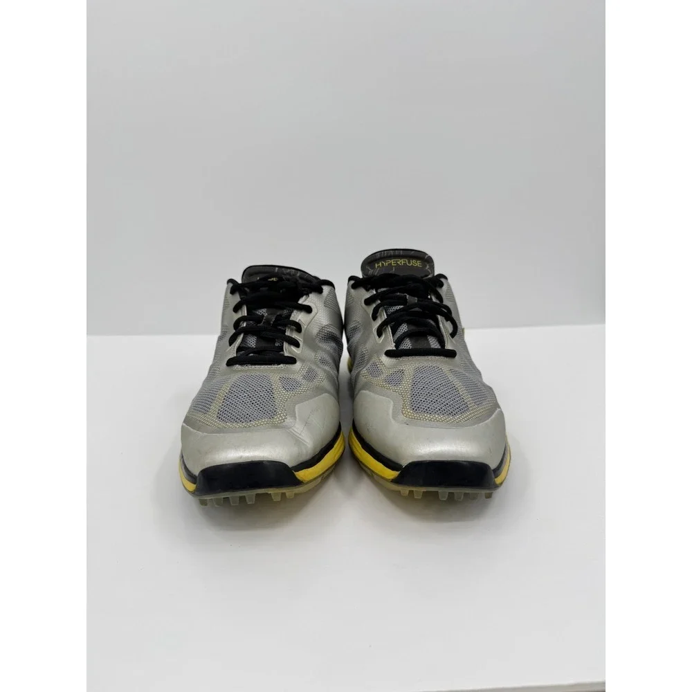 Nike LunarLon Running Shoes Men's Size 11.5 Gray Black Yellow Athletic Sneakers